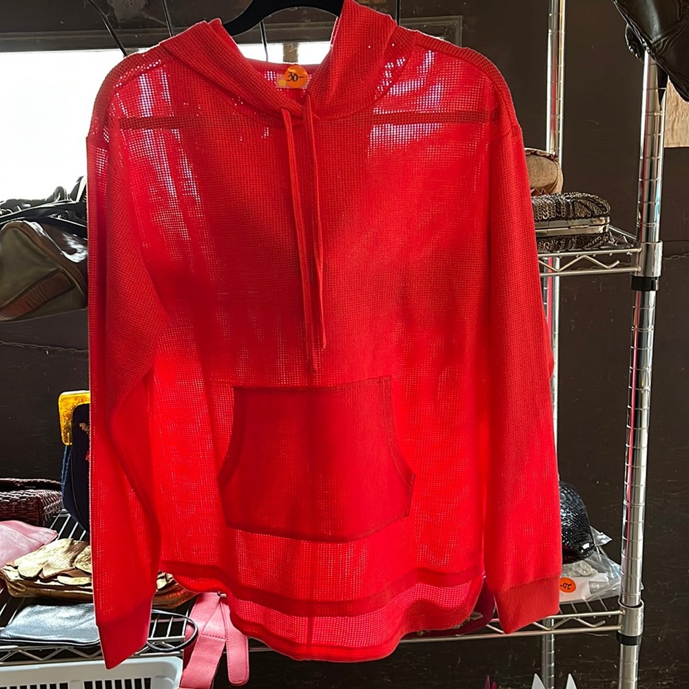 Lightweight mesh hoodie